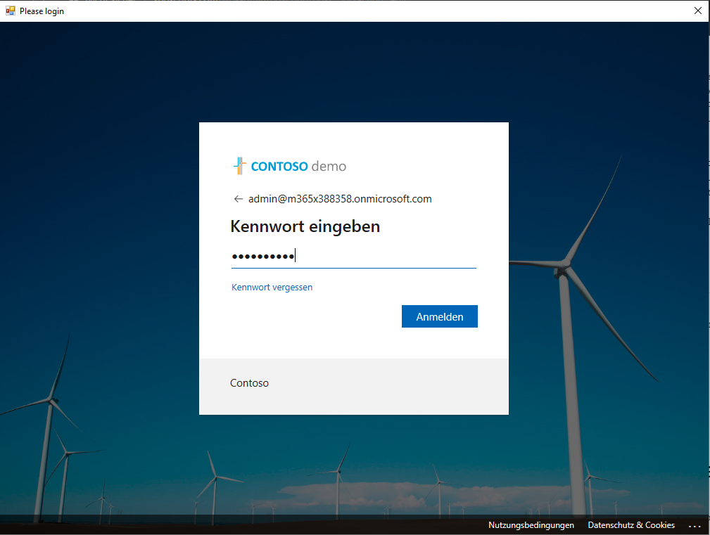Login prompt when interactively connecting to SharePoint Online