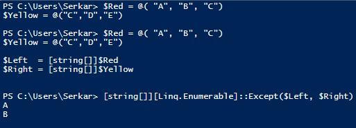 LINQ get the red amount in PowerShell