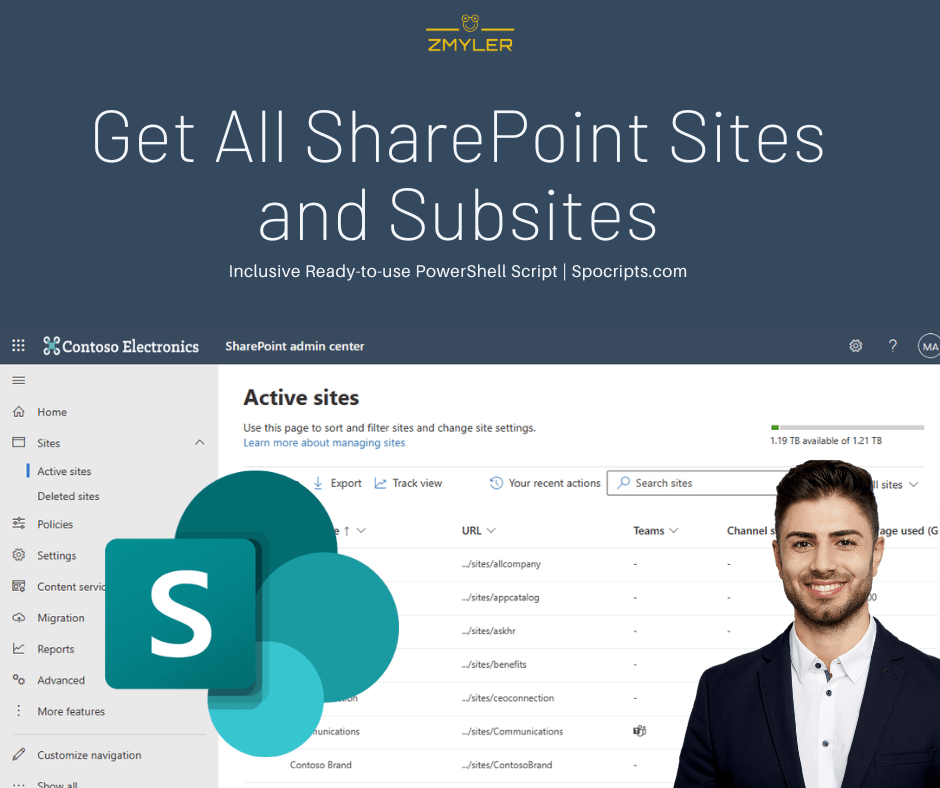 Get All Sites and Subsites in SharePoint with PowerShell