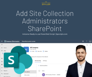add site collection administrator onedrive powershell
