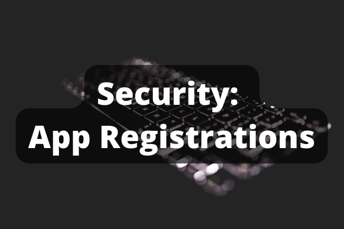 Security of app registration in Azure Active Directory