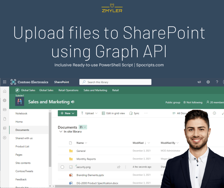 Upload files to SharePoint using Graph API (PowerShell)