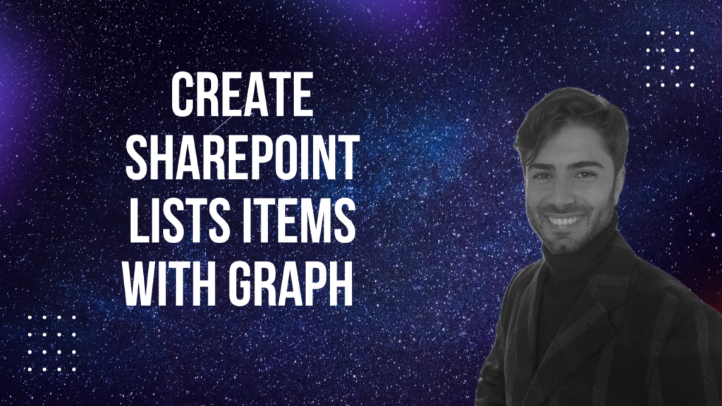 Create SharePoint List Items with MS Graph